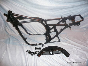 Wez Bike - Frame back from powder coating