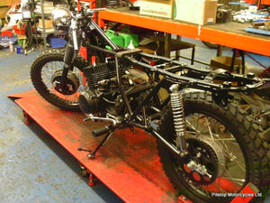Kawasaki S1 250 Cafe Racer - A rolling chassis again
