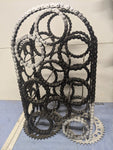 Artwork,  Wine Rack Black/Silver